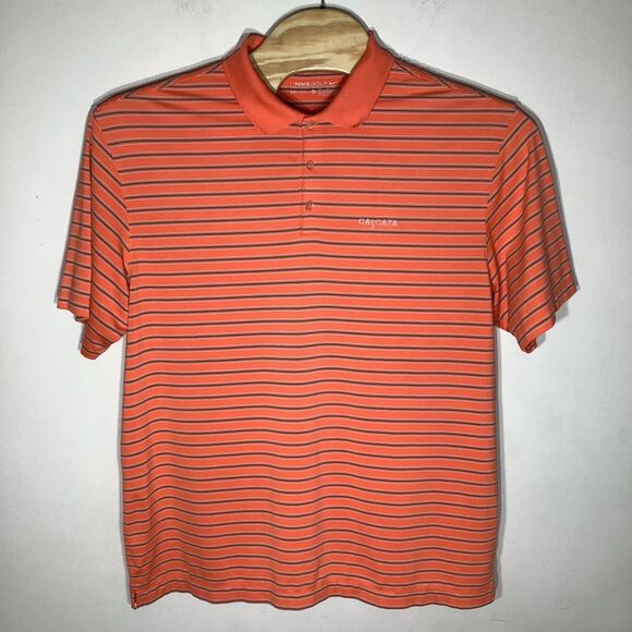 Nike Golf Mens Short Sleeve‎ Dri Fit Golf Polo Orange Size XL - Picture 2 of 9